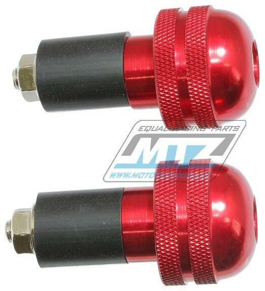 Obrázek produktu Koncovky/závaží řidítek ANTIVIBRATION - červené (pro vnitřní průměr řidítek ¤17mm) 23-96404