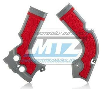 Obrázek produktu Kryty rámu Honda CRF250R / 14-17 + CRF450 / 13-16 - (barva šedo-červená) (1804_1) AC0017573.225