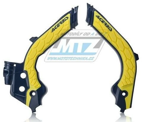 Obrázek produktu Kryty rámu Husqvarna TC125+TC250 + FC250+FC350+FC450 / 19-22 + TE150+TE250+TE300 + FE250+FE350+FE450+FE501 / 20-23 + Gas-Gas MC+MCF+EC+ECF - (barva modro-žlutá) (00236000305) AC0023600.318