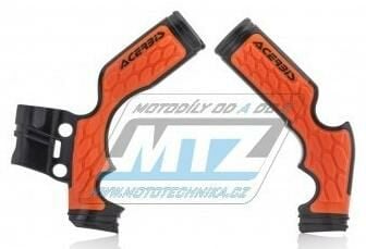 Obrázek produktu Kryty rámu KTM 65SX / 13-23 + Husqvarna TC65 / 16-23 + Gas-Gas MC65 - barva černo-oranžová AC0022896.313