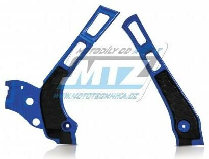 Obrázek produktu Kryty rámu Yamaha YZ125+YZ250 / 06-22 + Fantic XX125+XX250 - barva modro-černá AC0021669.040