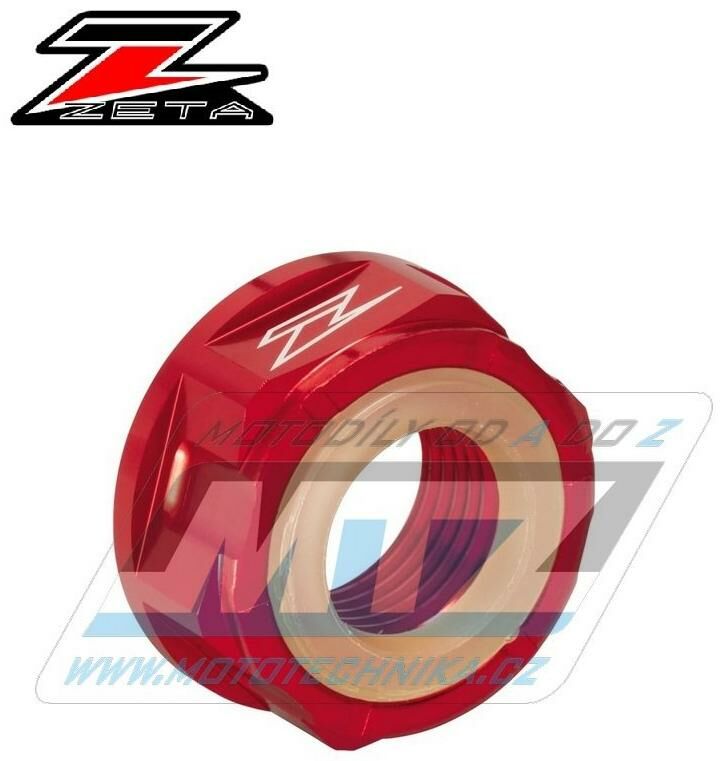 Obrázek produktu Matice osy zadního kola ZETA ZE93-8022 - Honda CRF150R / 07-21 + CRF250L / 13-20 + CRF150F+CRF230F+CRM250 + XR250 + XR650L - červená ZE938022