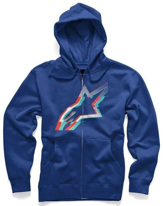 Obrázek produktu Mikina Alpinestars Zip Hoody Glitch Blue AS1045-53002-79