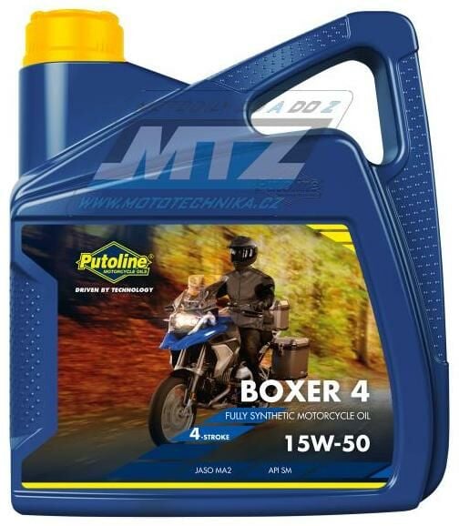 Obrázek produktu Olej motorový motocyklový Putoline Boxer 4 15W50 (balení 4L) PU74230