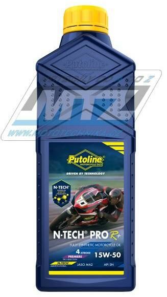 Obrázek produktu Olej motorový motocyklový Putoline N-TECH ROAD PRO R+ 15W50 (balení 1L) PU74324