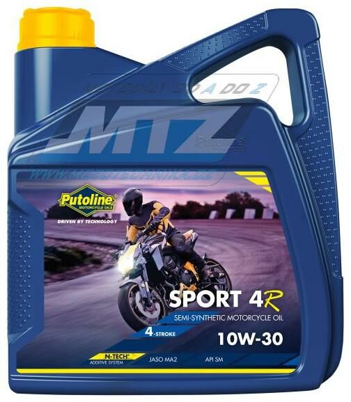Obrázek produktu Olej motorový motocyklový Putoline Sport4R 10W30 (balení 4L) PU74379