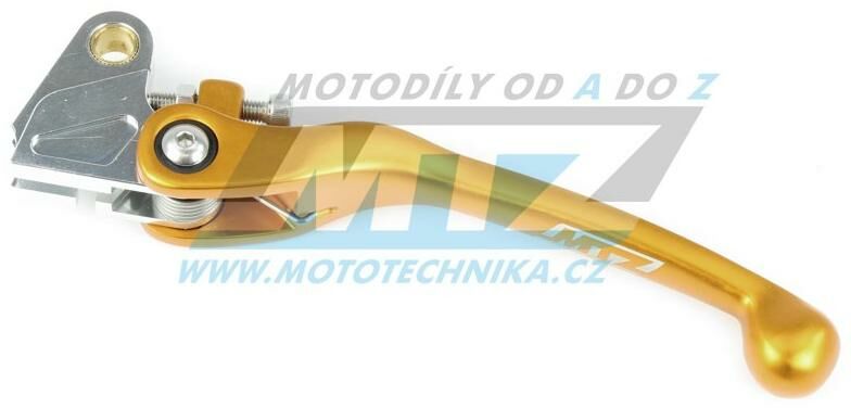 Obrázek produktu Páčka spojky FLEX Yamaha YZ125+YZ250 + YZF250+YZF426+YZF450 + WRF250+WRF400+WRF426 + Kawasaki KX125+KX250+KXF250 + Suzuki RMZ250 - zlatá L9C-005-11