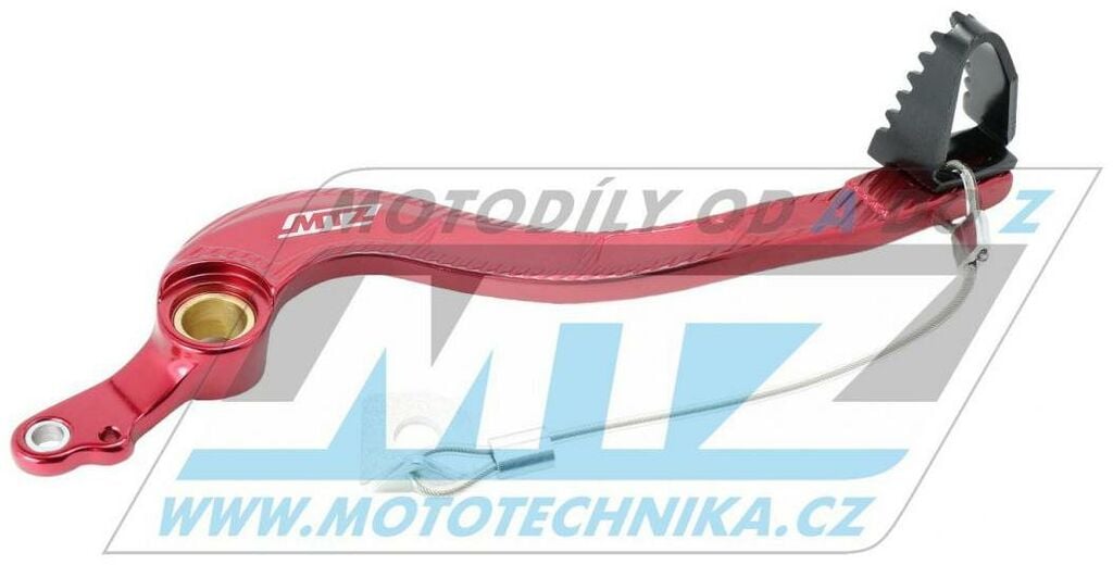 Obrázek produktu Pedál brzdy Honda CRF250R / 04-09 - červený (83p-308-04-mensi)