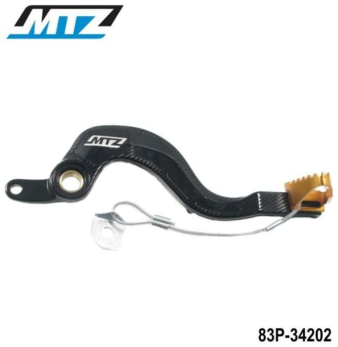 Obrázek produktu Pedál brzdy Suzuki RMZ450 / 08-23 + RMZ250 / 13-23 + RMX450Z - černý 83P-342-02