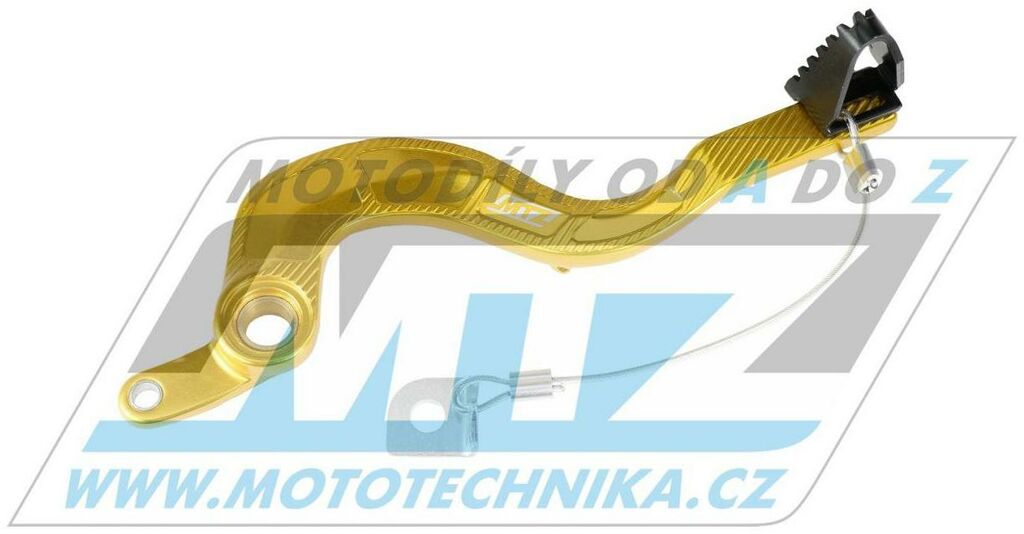 Obrázek produktu Pedál brzdy Suzuki RMZ450 / 08-22 + RMZ250 / 13-22 + RMX450Z - zlatý (83p-342-11-mensi) 83P-342-11