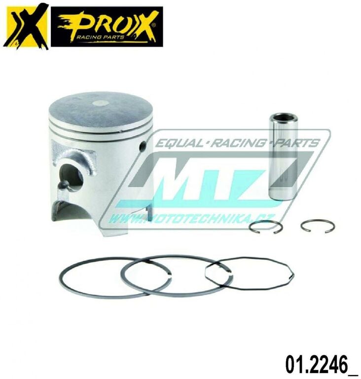 Obrázek produktu Pístní sada Yamaha DT125R+DT125RE+DT125X / 88-06 + TDR125 + TZR125 + KTM 125 LC2 - pro vrtání 56,00mm 01.2246.000