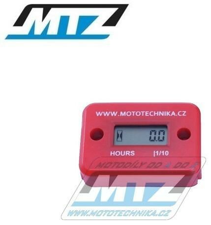 Obrázek produktu Počítadlo motohodin MTZ (motohodiny) - červené 43.HM006-04