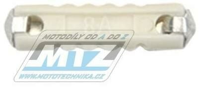 Obrázek produktu Pojistka válcová plastová 8A (délka 24mm) NI60109997