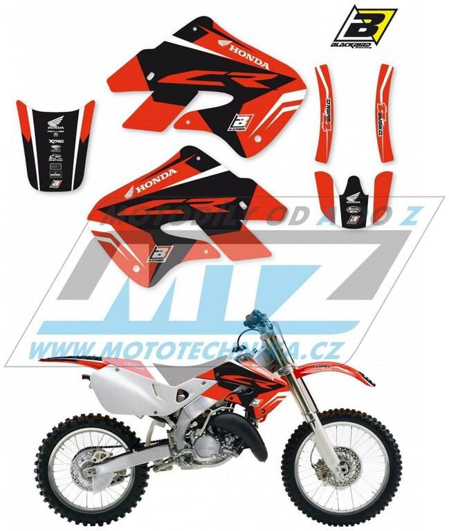 Obrázek produktu Polepy na motocykl (sada polepů Dream) Honda CR125 / 98-99 + CR250 / 97-99 - typ polepů Dream4 BB2139N