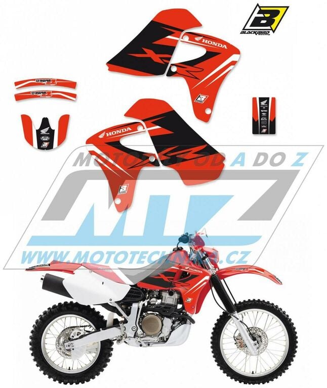 Obrázek produktu Polepy na motocykl (sada polepů Dream) Honda XR650R / 00-09 - typ polepů Dream4 (bb2130n) BB2130N