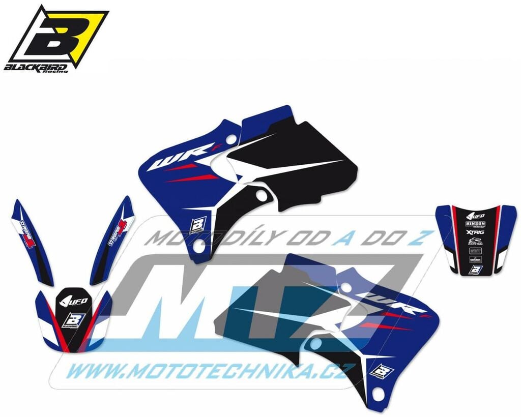 Obrázek produktu Polepy na motocykl (sada polepů Dream) Yamaha WRF250+WRF400+WRF426 / 98-02 - typ polepů Dream4