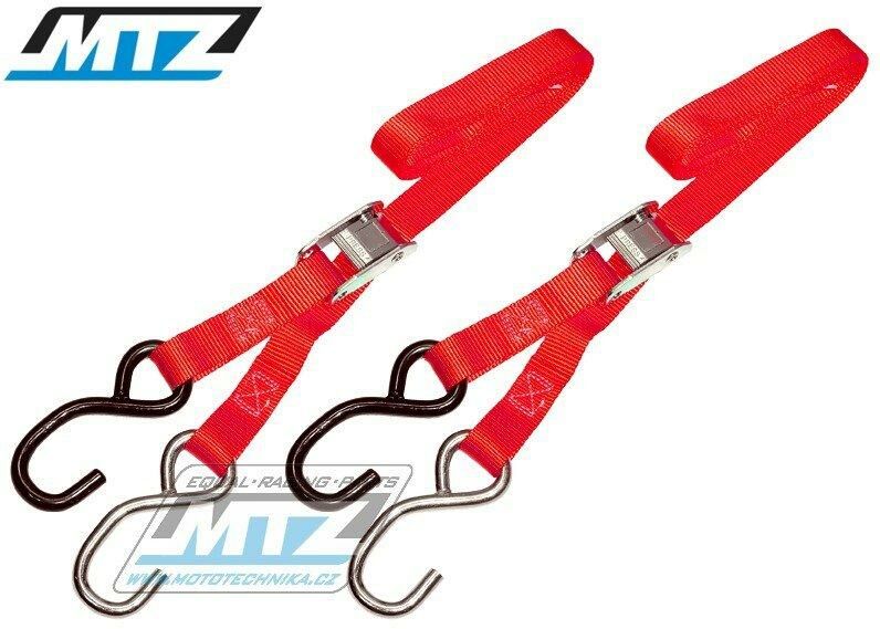 Obrázek produktu Popruhy/Kurty upínací 25mm - červené 84-01804