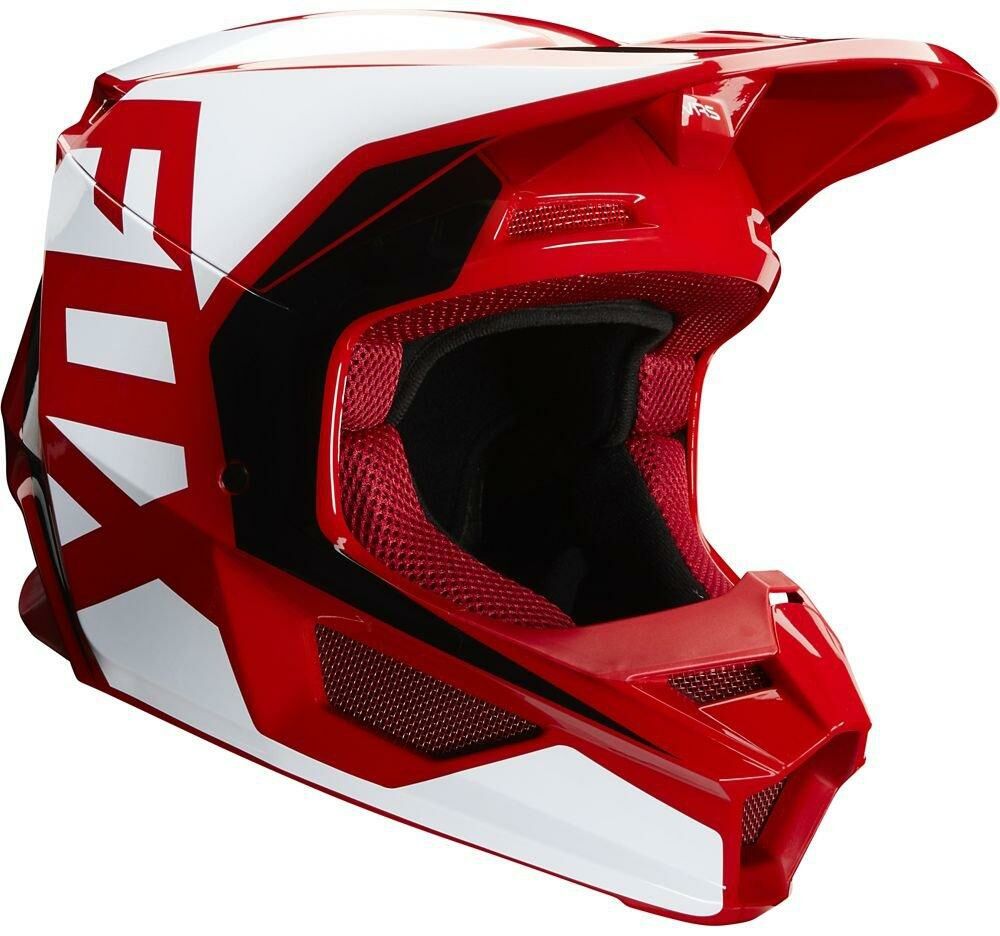 Obrázek produktu Přilba FOX V1 Prix Helmet MX20 Flame Red - červená  L (fx25471-122) FX25471-122-L