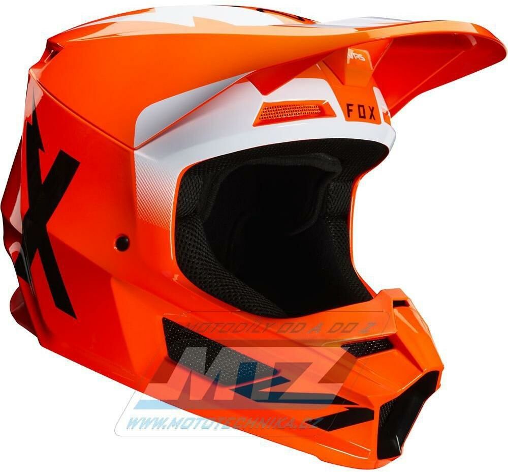 Obrázek produktu Přilba FOX V1 WERD Helmet MX20 Orange Fluo - oranžová  L (fx25473-824) FX25473-824-L