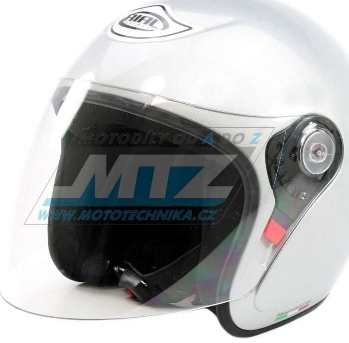 Obrázek produktu Přilba na skútr Rial Helmet Key-West - stříbrná  M (helma-rial) AIRIALDRIVE-M