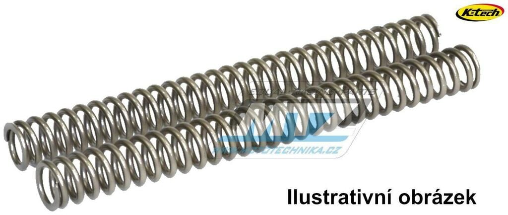 Obrázek produktu Pružiny předních vidlic 4,0N WP - KTM125+200+250+300EXC / 05-16 + 250+350+400+450+500+530 / 05-16 + 125+250SX / 04-06 + 250+450SXF / 04-06 + Husaberg FE / 04-08 KT43505-40