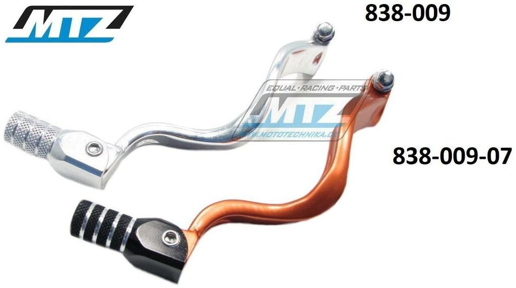 Obrázek produktu Řadička (řadicí páka) KTM 65SX / 98-08 + Beta EVO80+REV50+REV80 - stříbrná 838-009