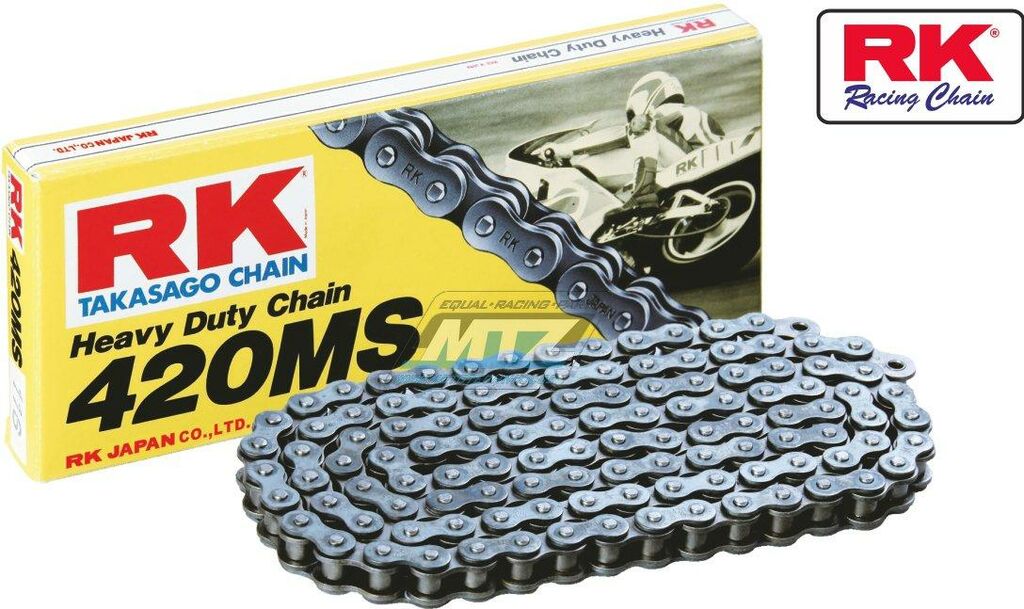 Obrázek produktu Řetěz RK 420 MS (140čl) - netěsněný/ bezkroužkový Ř420MS140