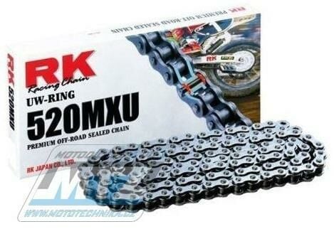 Obrázek produktu Řetěz RK 520 MXU (118čl) - těsněný/ uw kroužkový Ř520MXU118