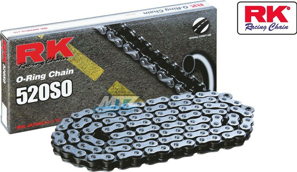 Obrázek produktu Řetěz RK 520 SO (100čl) - těsněný/ o kroužkový Ř520SO100