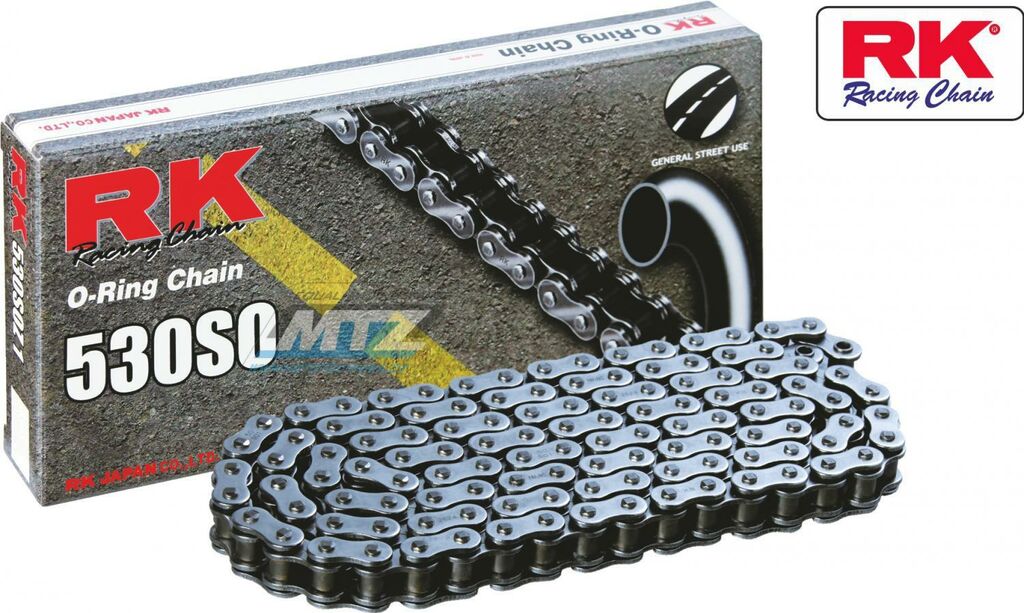 Obrázek produktu Řetěz RK 530 SO-Z1 (118čl) - těsněný/ o kroužkový Ř530SO118