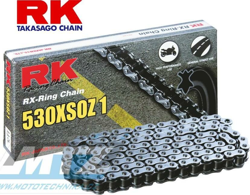 Obrázek produktu Řetěz RK 530 XSO (118čl) - těsněný/ x kroužkový Ř530XSO118