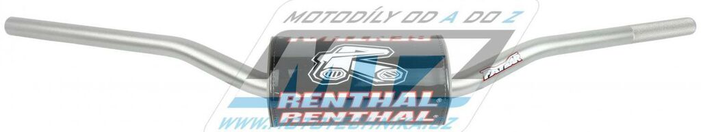 Obrázek produktu Řidítka Renthal 82101 Fatbar (1 1/8” = 28,6mm) - stříbrné/titanové RE82101-10