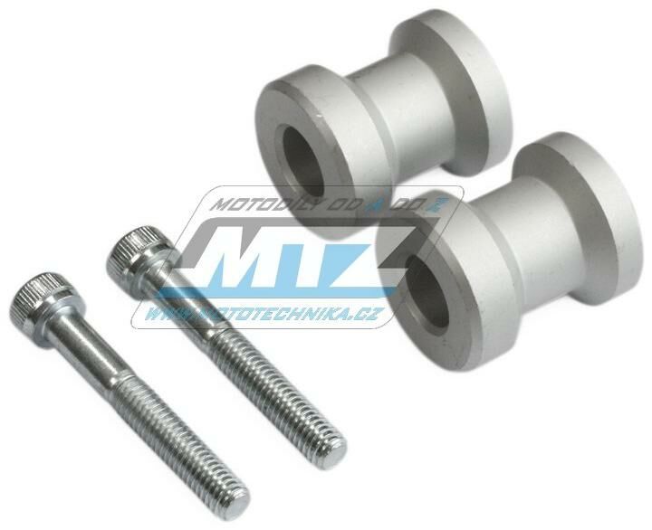 Obrázek produktu Rolny zadní kyvné vidlice pro stojan - závit M8 - stříbrné 84-12210