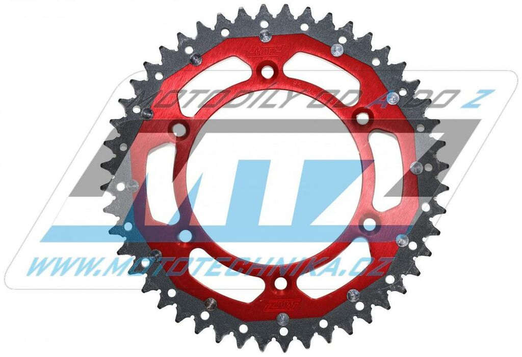 Obrázek produktu Rozeta 50 zubů - MTZ-PRORACE OffRoad (červená) - Beta RR125+RR250+RR300 / 13-21 + RR350+RR390 +RR400+RR430+RR450+RR480+RR498 + RS390+XTrainer300+XTrainer250 / 13-21 95-BETA-50-P4