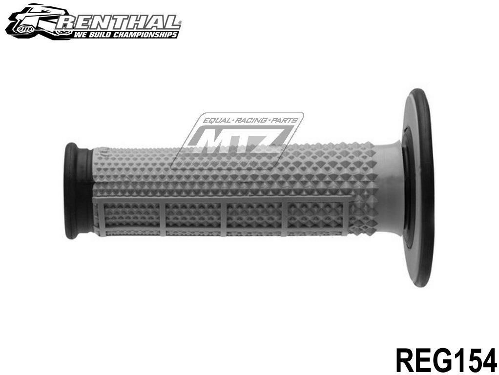 Obrázek produktu Rukojeti Renthal G154 Dual Tapered Diamond-Waffle (černo-šedé) REG154