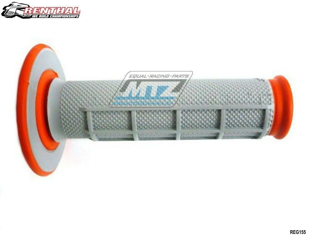 Obrázek produktu Rukojeti Renthal G155 Dual Diamond-Waffle (oranžovo-šedé) REG155
