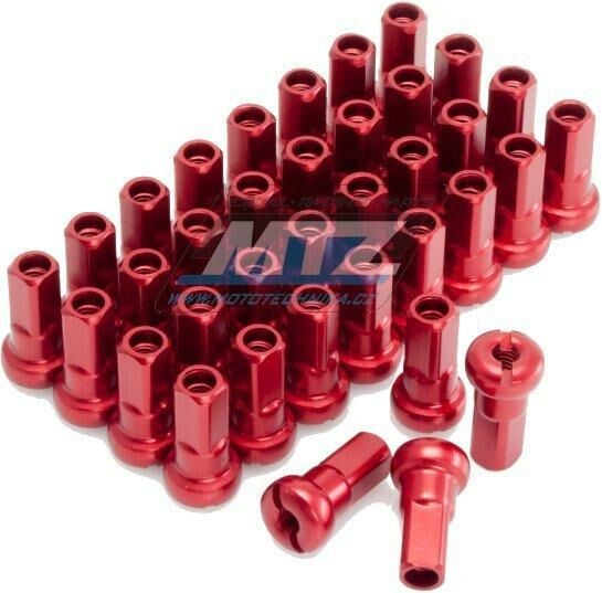 Obrázek produktu Sada niplů Z-WHEEL - typ Q4 (36ks) - ZETA W31-Q4363 - červené ZW31Q4363