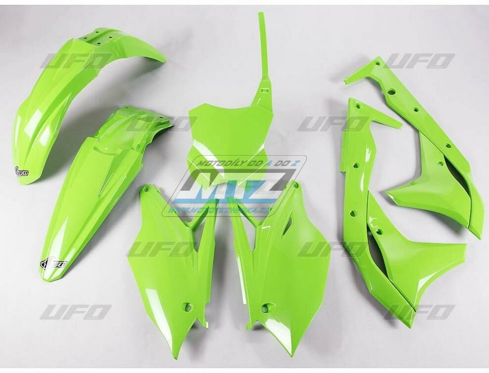 Obrázek produktu Sada plastů Kawasaki KXF250 / 17 - barva zelená