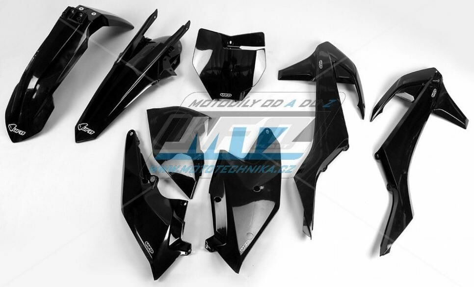 Obrázek produktu Sada plastů KTM 125SX+150SX + 250SXF+350SXF+450SXF / 16-18 + 250SX / 17-18 - barva černá