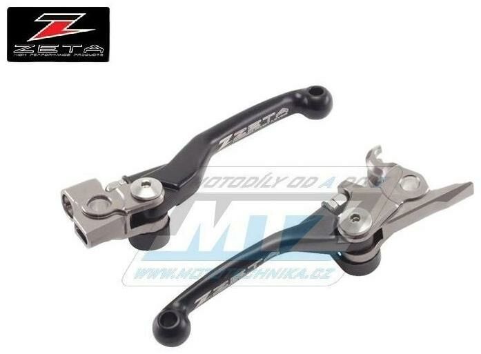 Obrázek produktu Sada výklopných páček ZETA PIVOT - ZETA ZE44-4101 - KTM SX+EXC (brzda Brembo 05-13 / spojka Brembo / 06-17) + Husqvarna TC250+TE250+TC449+TE449+TC511+TE511 + Sherco SE+SEF - černé ZE444101