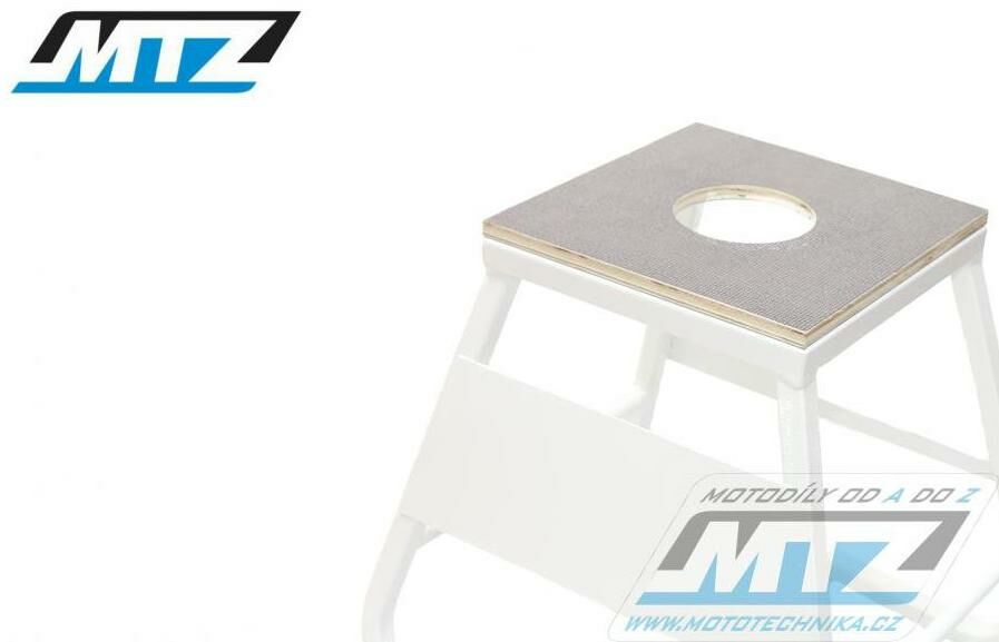 Obrázek produktu Stojan pod motocykl "Racer Sponsor" ocelový - bílý MOD4-01