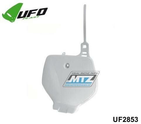 Obrázek produktu Tabulka přední Yamaha YZ125+YZ250 / 92-99 YZF400 / 98-99 - barva bílá UF2853-01