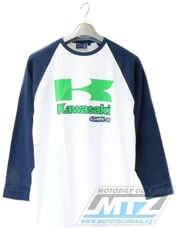 Obrázek produktu Tričko Cemoto se znakem Kawasaki (dlouhý rukáv) - velikost L CM6021KX-L