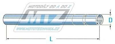 Obrázek produktu Trubka přední vidlice 43x635mm - BMW F850R / 10- (trubka-vidlice) TLT7043635