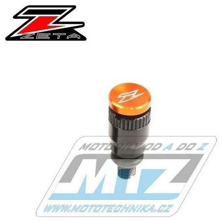 Obrázek produktu Ventilek odvzdušňovací WHITE POWER / MARZOCCHI / SACHS (závit M4) - ZETA ZE91-4117 - oranžový ZE914117
