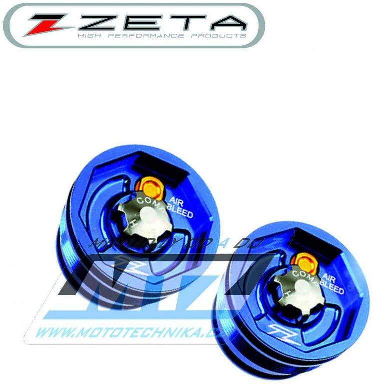 Obrázek produktu Víčka/Zátky přední vidlice Zeta RSL - ZETA ZE56-10186 - Honda CRF450R / 09-12 + Yamaha YZ125 + YZ250 + YZF450 + Kawasaki KX250 + KXF450 + Suzuki RMZ250 + Husqvarna CR150 + CR450 + TXC250 + TC250 + Gas ZE5610186