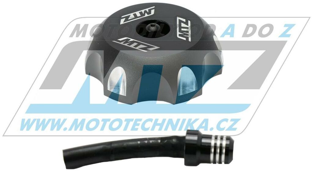 Obrázek produktu Víčko nádrže Alu - KTM SX+SXF / 94-06 + ECX+EXCF / 94-07 + KTM 50SX + Husqvarna CR125+CR250+WR125+WR250+WR360 + TE250+TE450+TE510+TE610 + TC250+TC450+TC510+TC570 + TC50 + Husaberg + TM - černé 148-002-02
