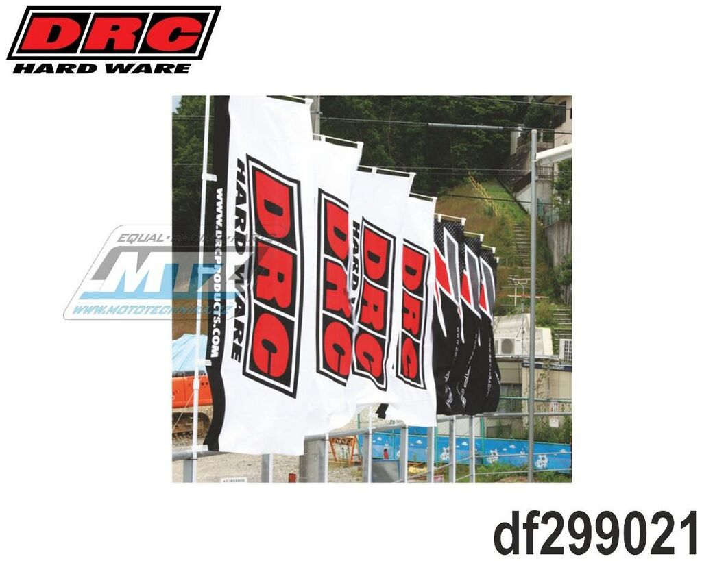 Obrázek produktu Vlajka DRC (60x180cm) bílá (df299021) DF299021