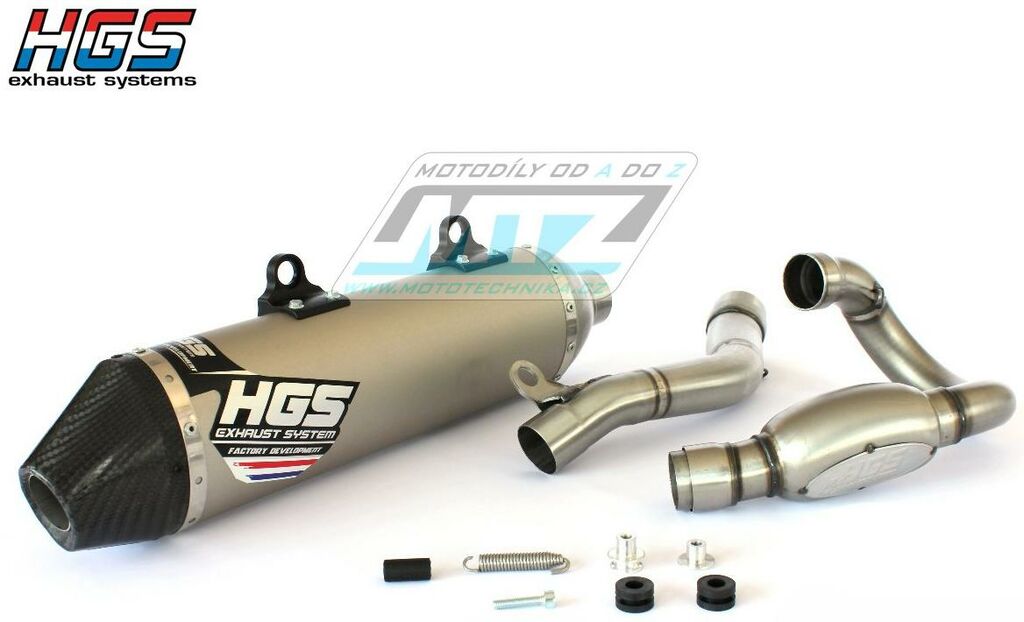 Obrázek produktu Výfuk kompletní (výfukový systém) HGS - KTM 250EXCF / 20-22 (vyfuk-ktm250sxf-16-17-1) HGS-KTM.104