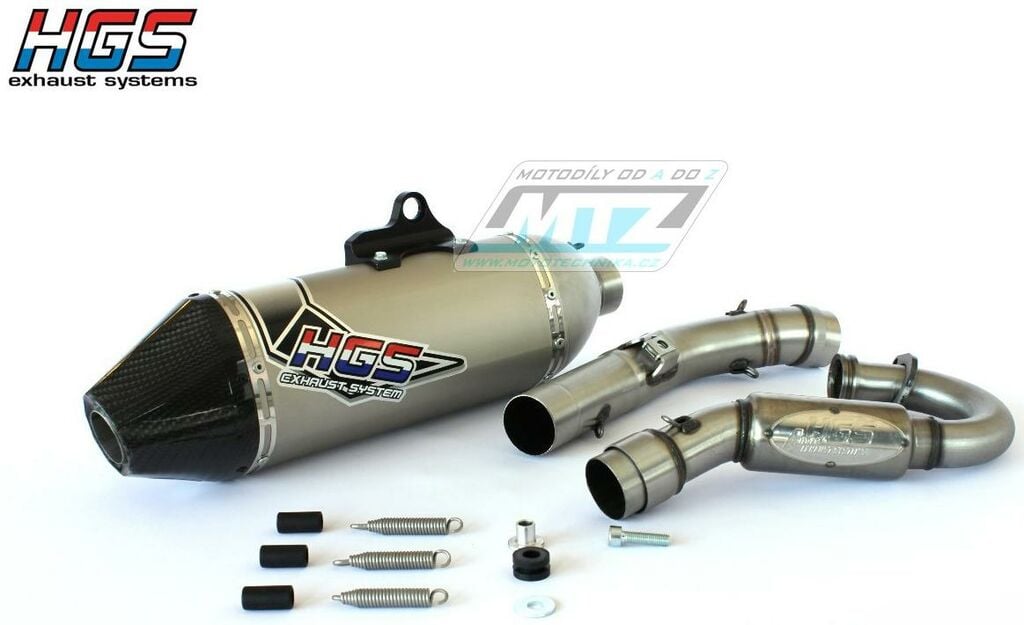 Obrázek produktu Výfuk kompletní (výfukový systém) HGS - Suzuki RMZ250 / 16-18 (vyfuk-rmz250-16-17-1) HGS-SUZ.095